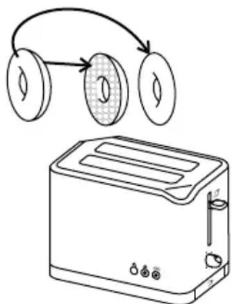 RUSSELL HOBBS Allure 2 Slice - Bagel - 1