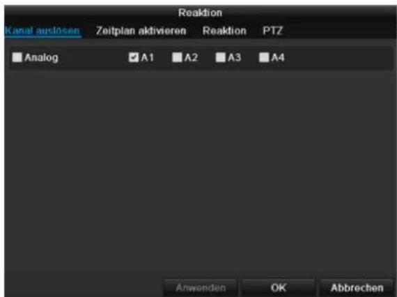 ABUS TVVR35011 - ZAKLADKA Wyzwalanie kanalu - 1