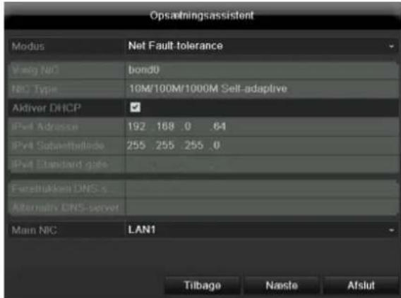 ABUS TVVR35011 - Netværksindstillinger - 1