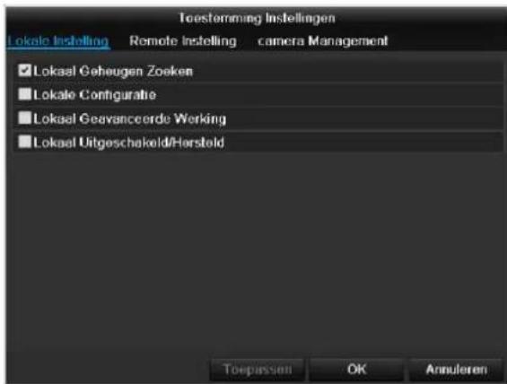 ABUS TVVR35011 - Toestemming Instellingen - 1