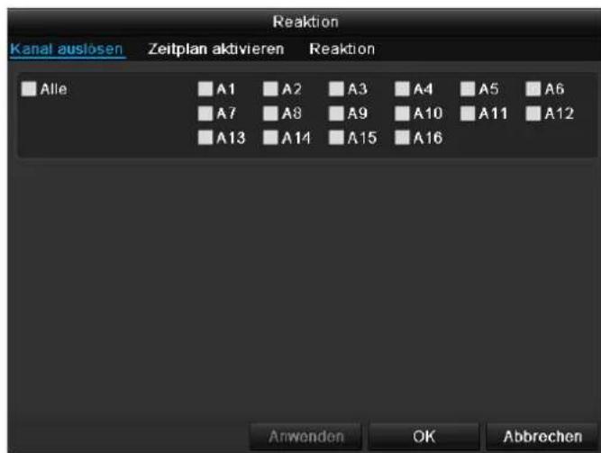 ABUS TVVR35011 - Kanal auslösen - 1