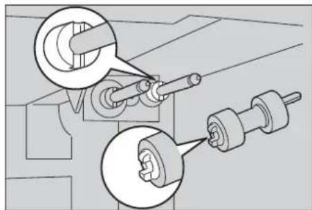 DELL C5765dn - Remplacement des rouleaux de sépareurs à l'intérieur de la machine - 6