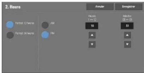 DELL C5765dn - Heure - 1