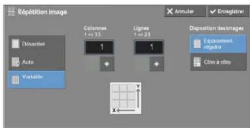 DELL C5765dn - Répetition image (Copies multiples sur une feuille) - 2