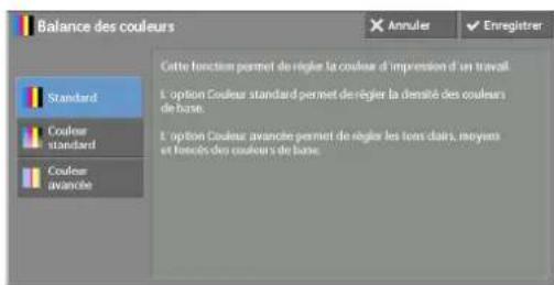 DELL C5765dn - Balance des couleurs (réglage de la balance des couleurs) - 2