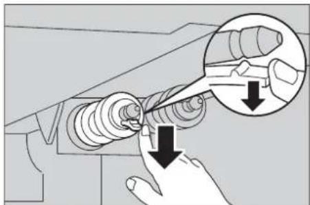 DELL C5765dn - Remplacement des rouleaux de sépareurs à l'intérieur de la machine - 4