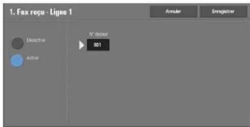 DELL C5765dn - Configuration du sélecteur de dossier - 2