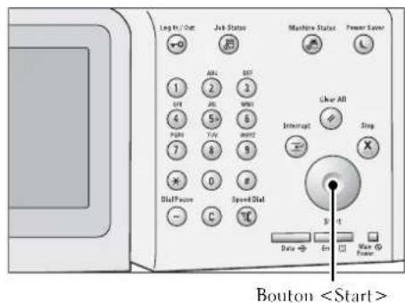 DELL C5765dn - Étape 4 Lancement d'un travail de fax - 1