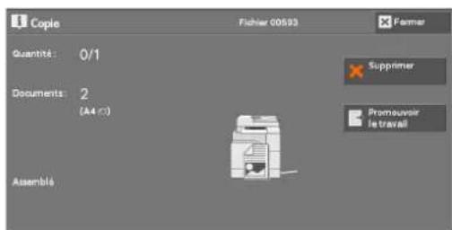 DELL C5765dn - Vérification des travaux en cours/en attente - 3