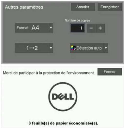 DELL C5765dn - Lorsque [Modifier] est sélectionné - 1