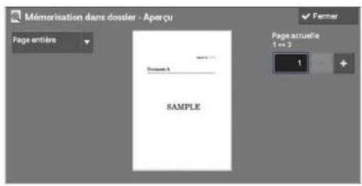 DELL C5765dn - Prévisualisation des images numériées pendant un travail de numération - 3