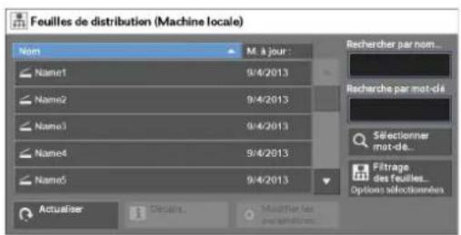 DELL C5765dn - Étape 2 - Sélection d'une feuille de distribution - 1