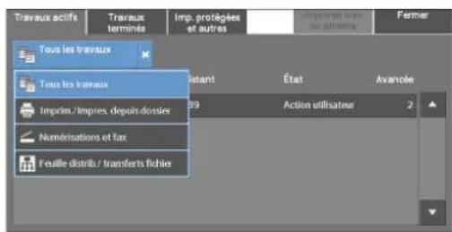 DELL C5765dn - Étape 5 Confirmation du travail de fax dans l'État des travaux - 2