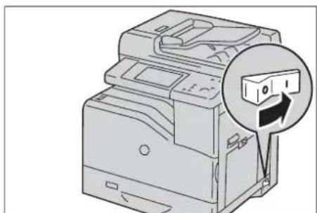 DELL C5765dn - Activation de l'interrupteur d'alimentation principal - 1