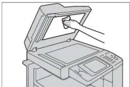 DELL C5765dn - Nettoyage du panneau de documents et de la glace d'exposition - 1