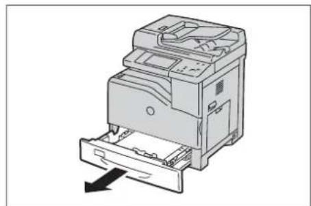 DELL C5765dn - Bourages papier dans les magasins 1 à 4 - 5