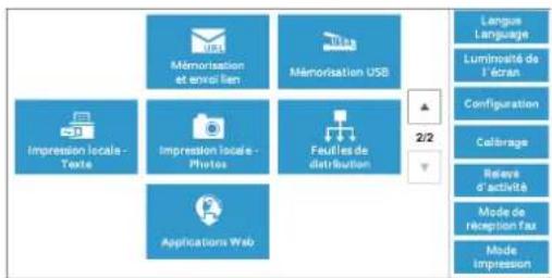 DELL C5765dn - Étape 1 - Ouverture de l'écran [Feuilles de distribution] - 2