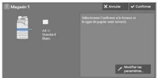 DELL C5765dn - Modification des paramètres de papier - 7