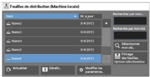 DELL C5765dn - Étape 3 - Confirmation/modification de la feuille de distribution - 1