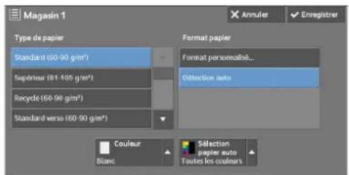 DELL C5765dn - Modification des paramètres de papier - 8