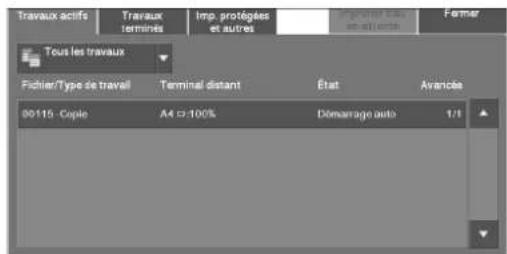 DELL C5765dn - Vérification des travaux en cours/en attente - 2