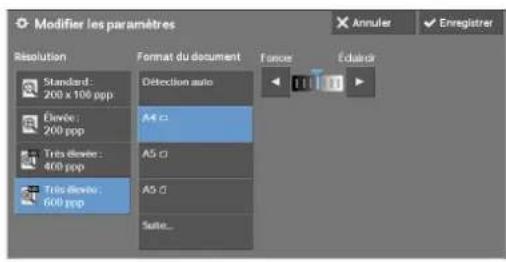 DELL C5765dn - Modification des paramètres de numérisation - 4