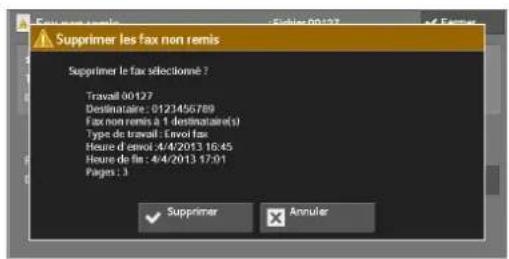 DELL C5765dn - Lorsque [Supprimer ce document] est sélectionné - 1