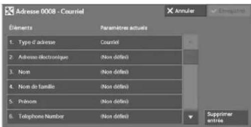 DELL C5765dn - Ajouter entrée carnet d'adresses - 4