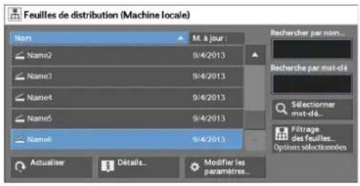 DELL C5765dn - Écran [Filtrage des feuilles] - 1