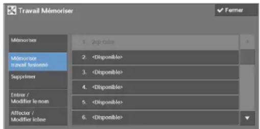 DELL C5765dn - Enregistrement de programmes mémorisés pour un Travail fusionné - 1