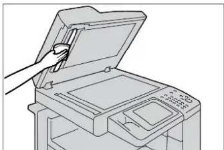 DELL C5765dn - Nettoyage de la goulotte blanche et de la vitre de transport à velocité constante - 1