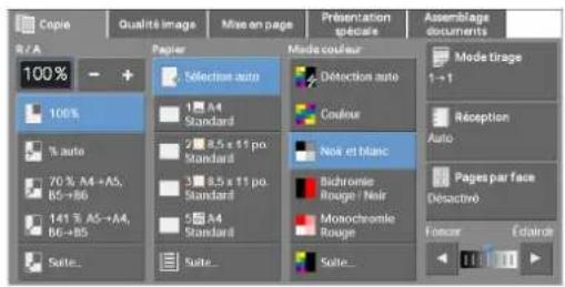 DELL C5765dn - Éclaircir/Foncer (réglage de la densité de copie) - 1
