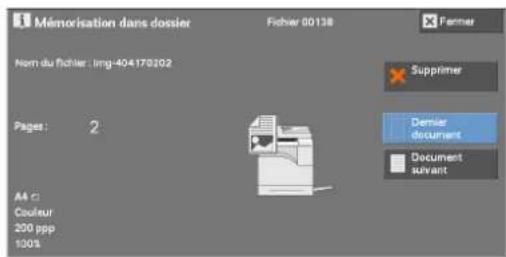 DELL C5765dn - Prévisualisation des images numériées pendant un travail de numération - 1