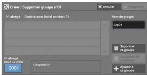 DELL C5765dn - Créer destinataires Fax Group - 3