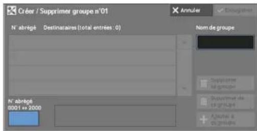 DELL C5765dn - Créer destinataires Fax Group - 2
