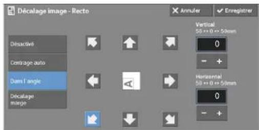 DELL C5765dn - Écran [Décalage image - Recto] - 1