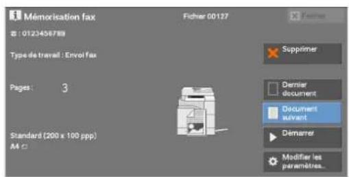 DELL C5765dn - Plusieurs documents à faxer - 3