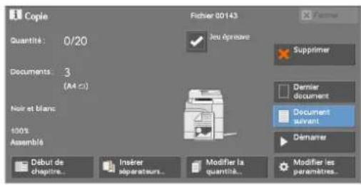 DELL C5765dn - Appel d'un programme méorisé pour le travail fusionné - 1