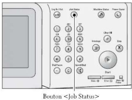 DELL C5765dn - Étape 5 Confirmation du travail de fax dans l'État des travaux - 1