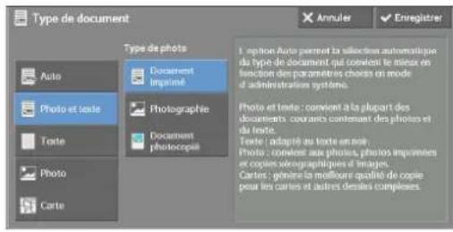 DELL C5765dn - Type de document (selection du type de document) - 2