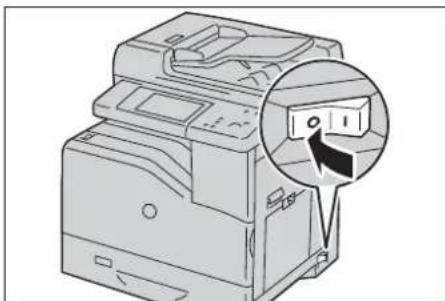 DELL C5765dn - Arrêt de l'interrupteur d'alimentation principal - 1