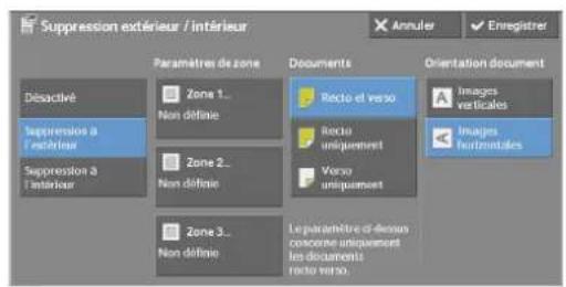 DELL C5765dn - Suppression extérieur / interieur (suppression de l'extérieur ou de l'intérieur d'une zone selectionnée) - 2