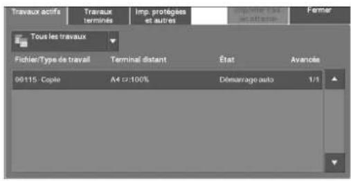 DELL C5765dn - Étape 5 Vérification du travail de copie dans l'état des travaux - 2