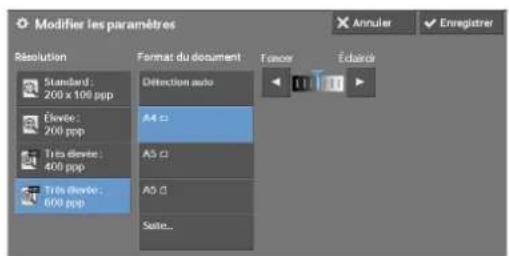 DELL C5765dn - Modification des paramètres de numérisation - 3