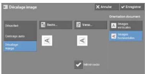 DELL C5765dn - Décalage image (Réglage de la position de l'image) - 2