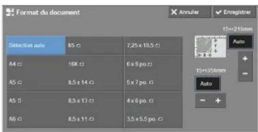DELL C5765dn - Format du document (définition du format de numérisation d'un document) - 2
