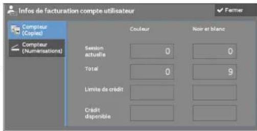 DELL C5765dn - Pour vérifier le compteur de l'administrateur système - 2
