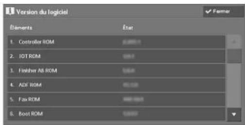 DELL C5765dn - Écran [Version du logiciel] - 1