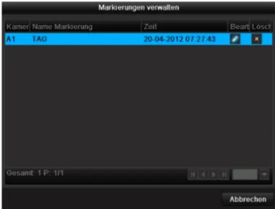 ABUS TVVR41210 - Wiedergabe verlassen - 1
