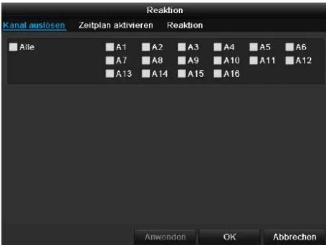 ABUS TVVR41210 - Kanal auslösen - 1